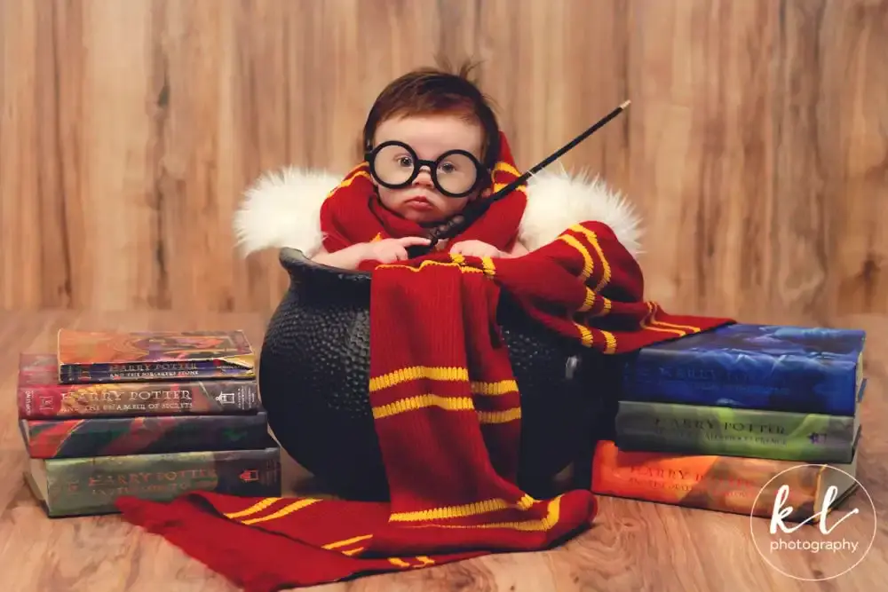 Harry Potter-fotósorozat kisbabával