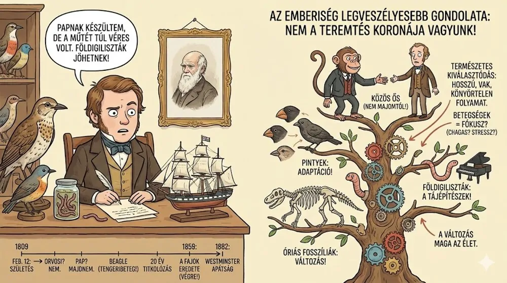 1809. február 12. - Charles Darwin születése