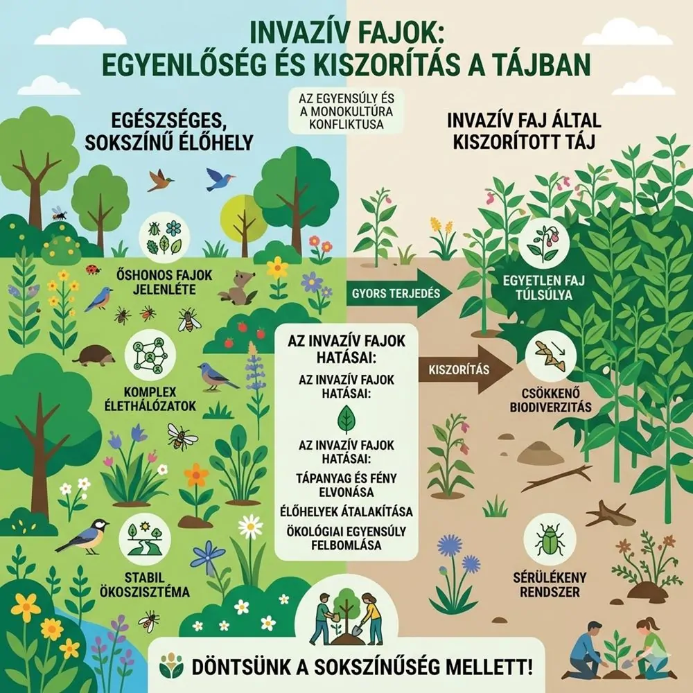Invazív fajok a tájban