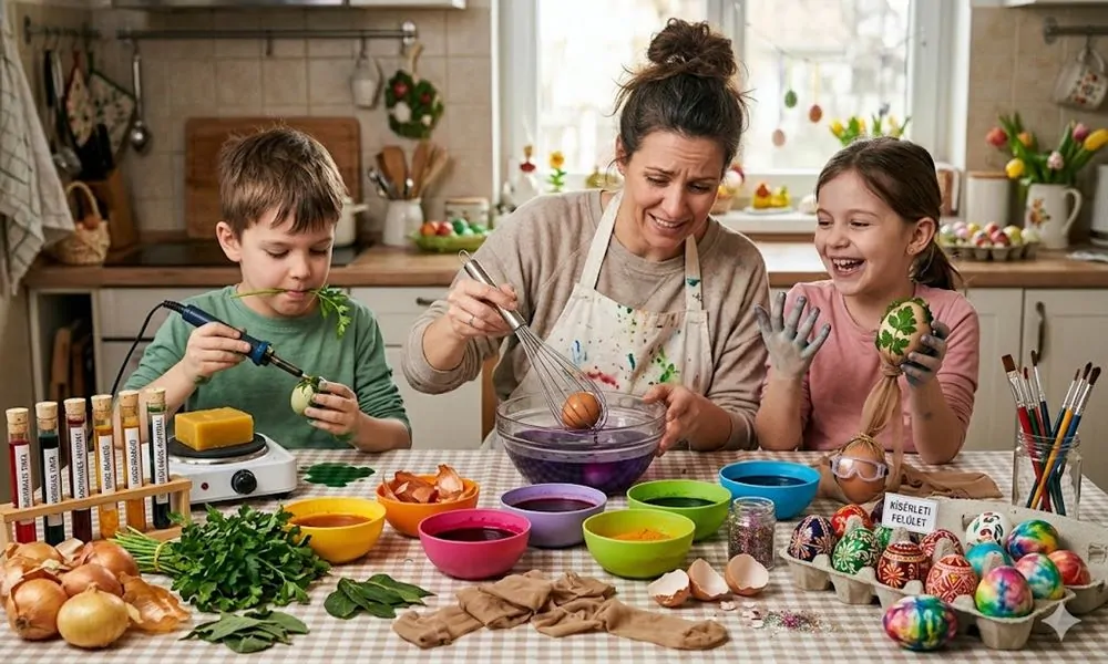 Tojásfestési technikák