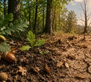 A fák már a jövő erdején spórolnak