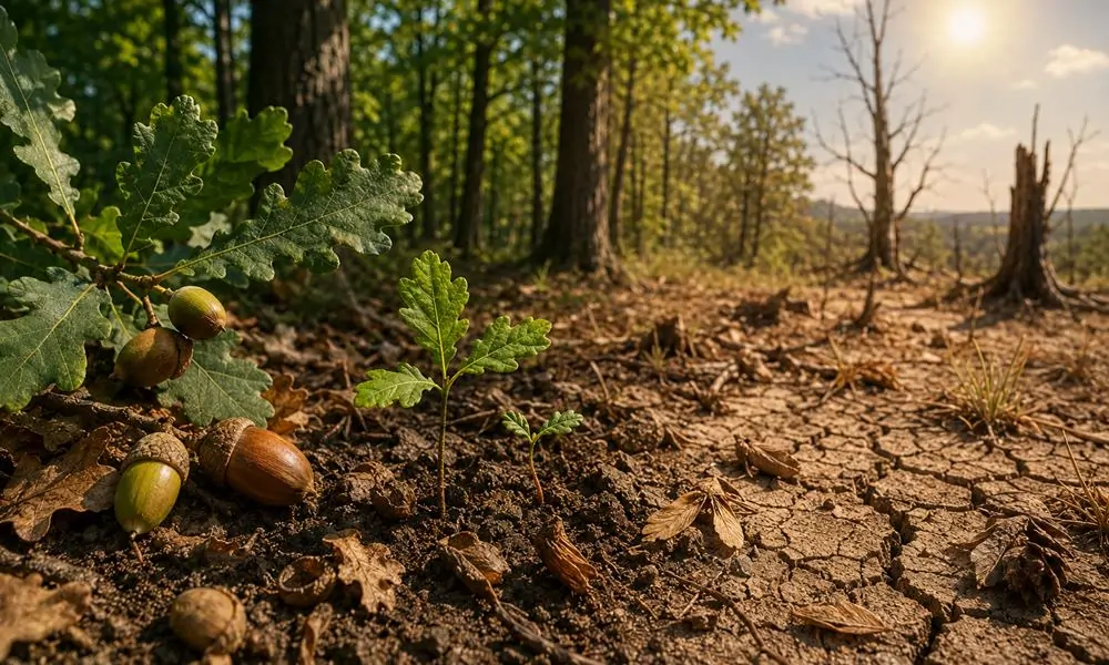 A fák már a jövő erdején spórolnak