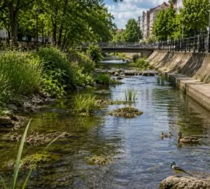 A betonba szorított patak is tudna élni