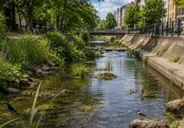 A betonba szorított patak is tudna élni