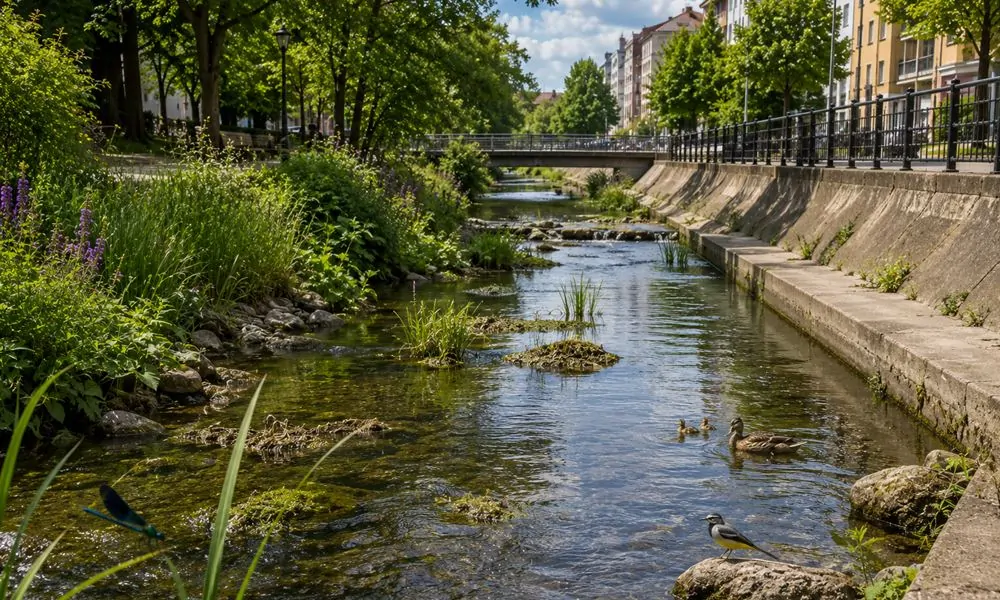 A betonba szorított patak is tudna élni