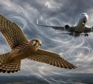 Egy apró sólyom tud valamit a turbulenciáról