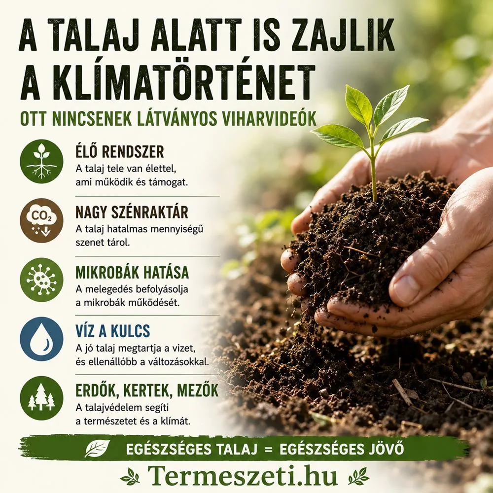 A talaj alatt is zajlik a klímatörténet