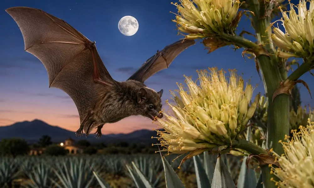 Tequila beporzó denevérek