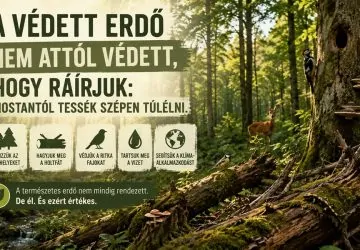 A védett erdő nem attól védett, hogy ráírjuk