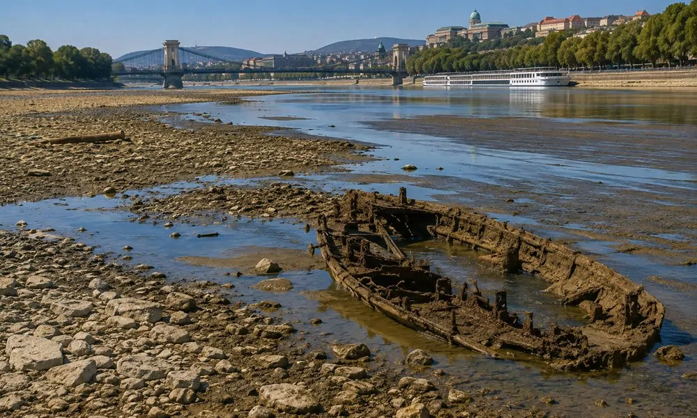 Visszahúzódik a Duna, és előbújik a múlt
